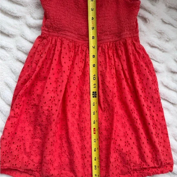Japna Red Sleeveless Spaghetti Strap Sundress - Picture 4 of 6